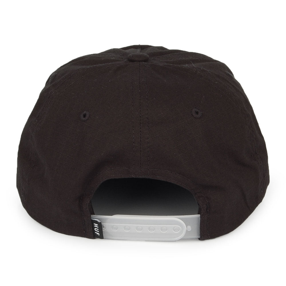 HUF Horizon Ripstop Snapback Cap - Schwarz