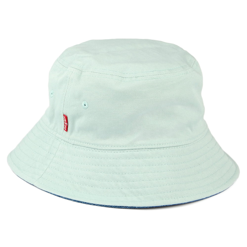 Levi's Serif Patch Wendbarer Fischerhut - Mittelblau