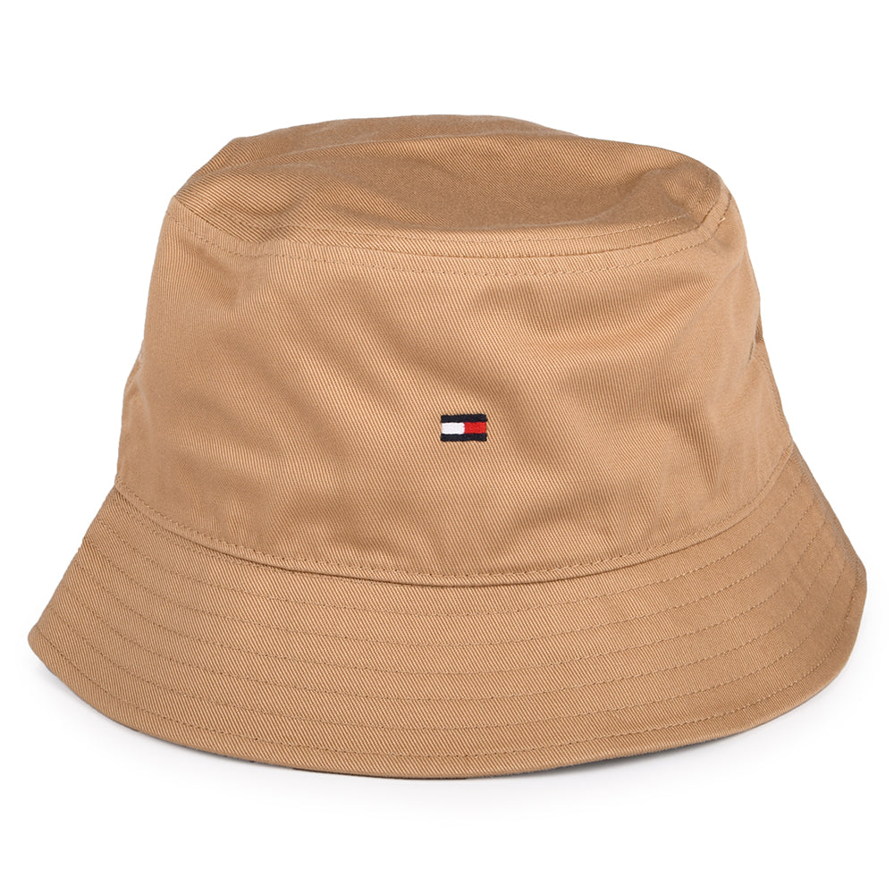 Tommy Hilfiger Flag Fischerhut - Kamel