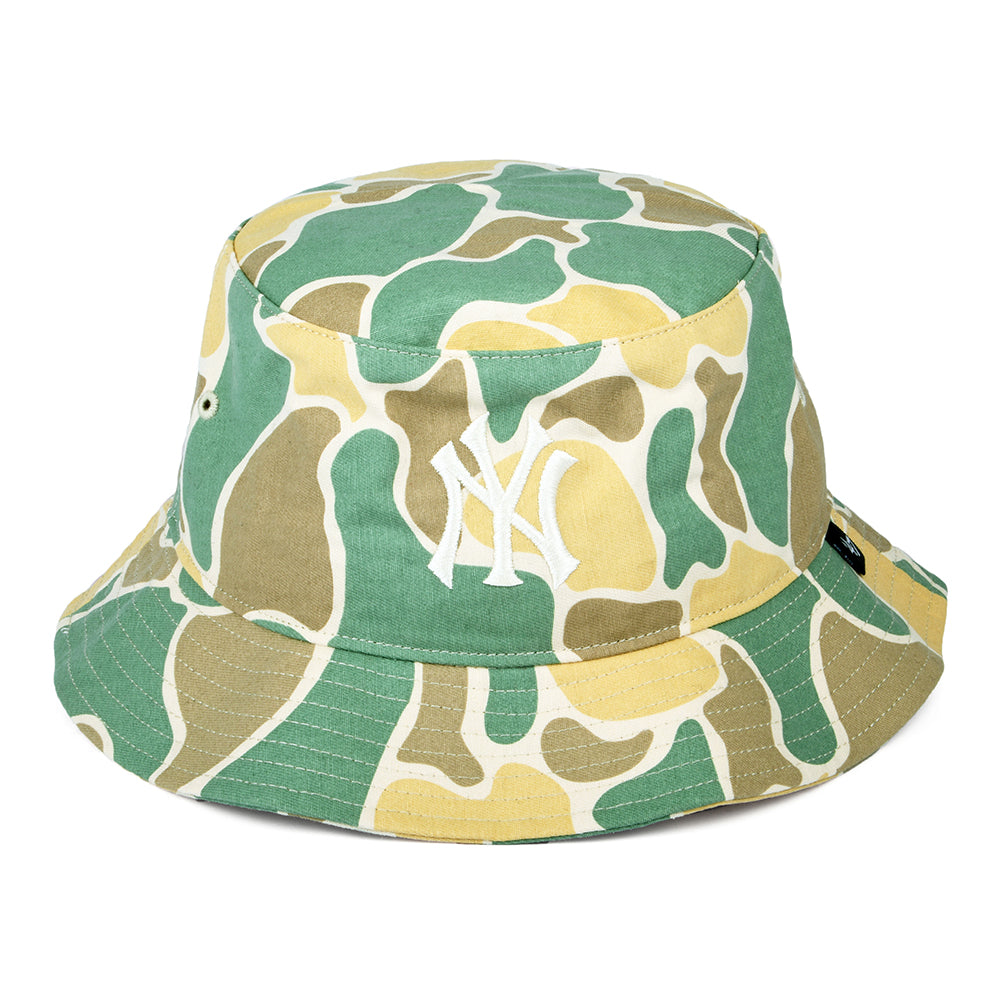 47 Brand New York Yankees Fischerhut - MLB Duck Camo - Natur-Olivgrün
