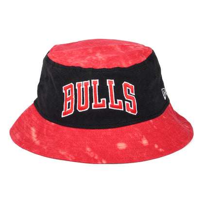 New Era Chicago Bulls Fischerhut - NBA Washed Pack - Rot-Schwarz