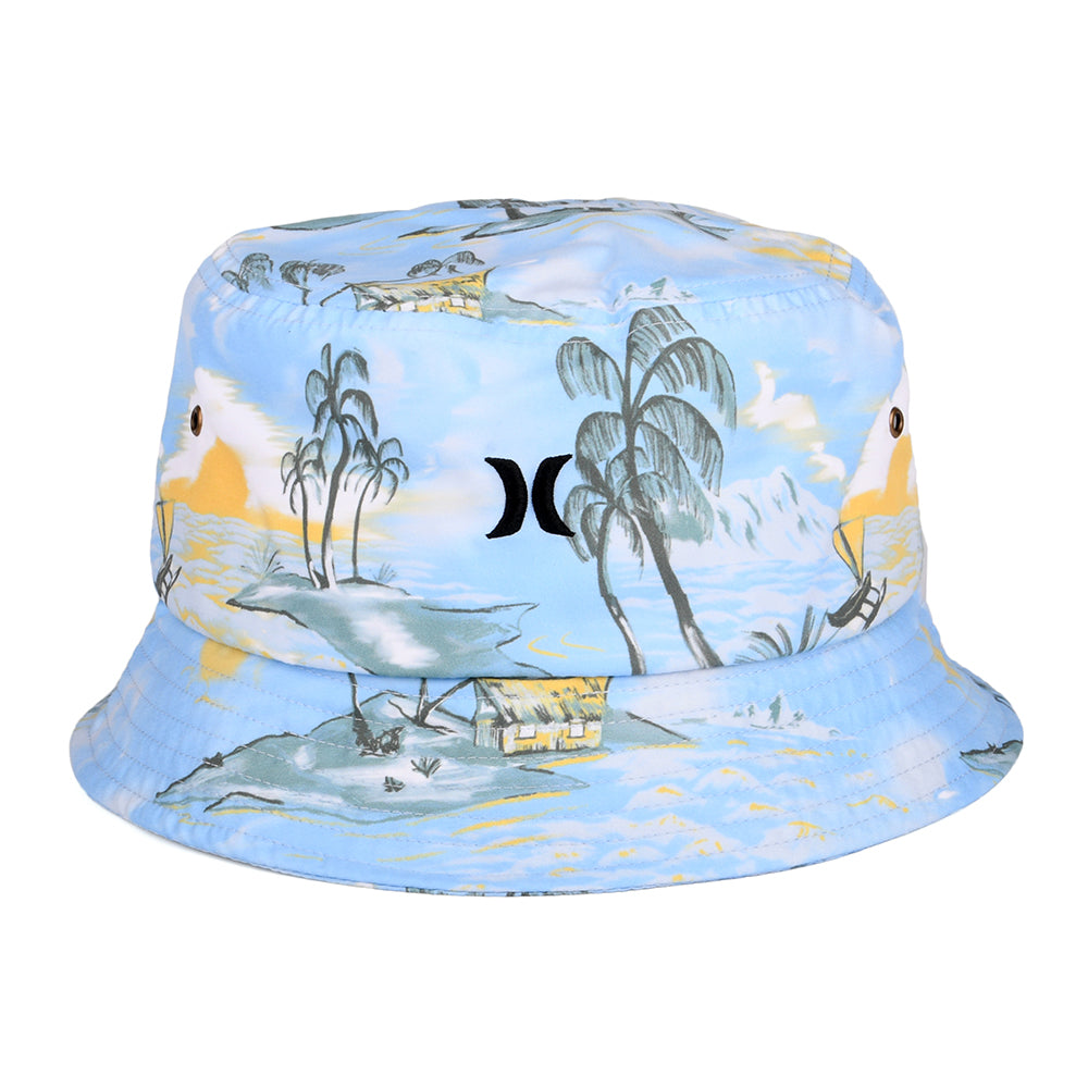 Hurley Small Logo Fischerhut Tropical - Blau