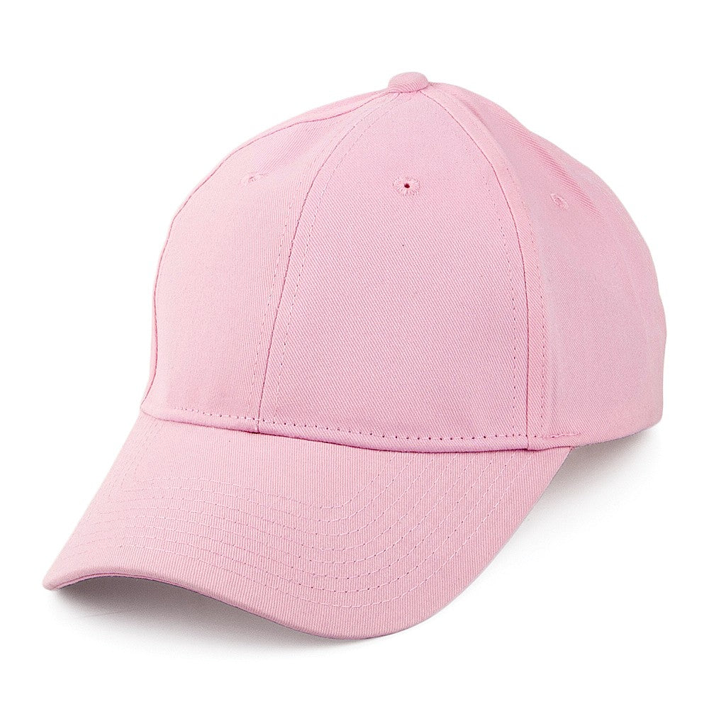 Cap aus Gebürsteter Baumwolle - Rosa