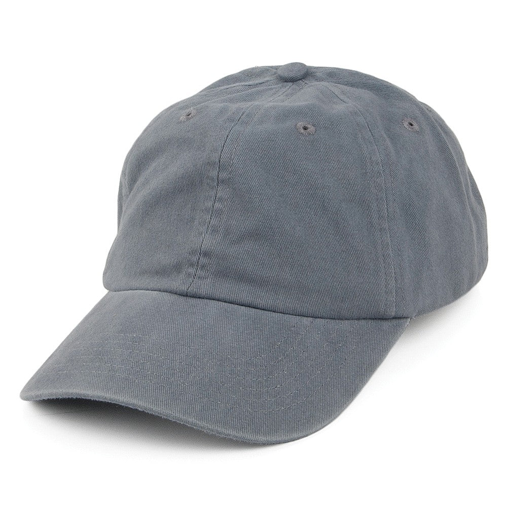 Baseball Cap aus Verwaschener Baumwolle - Grau