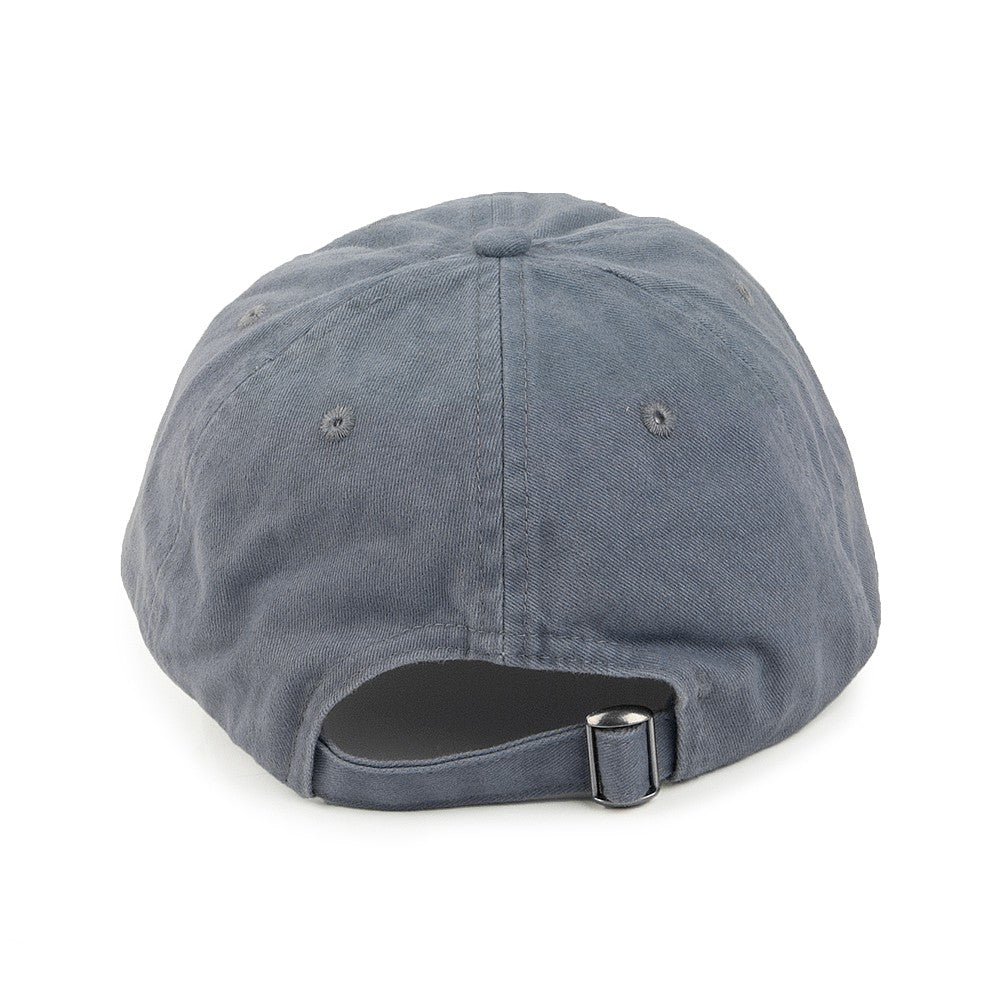 Baseball Cap aus Verwaschener Baumwolle - Grau