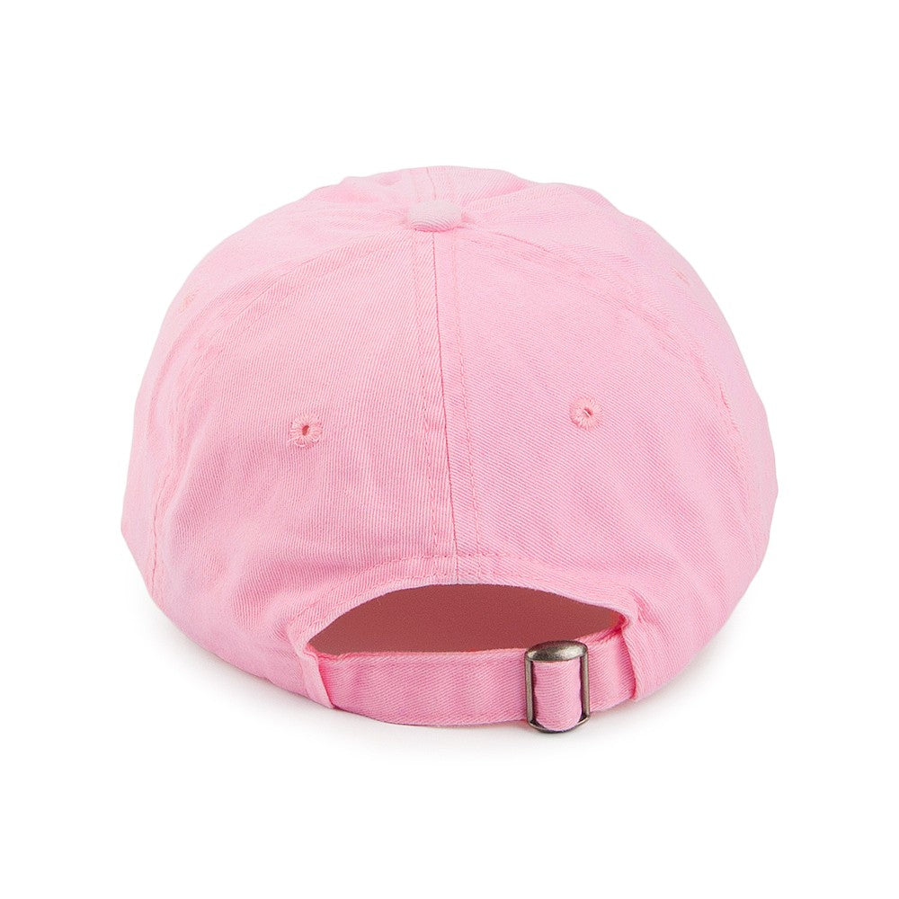 Baseball Cap aus Verwaschener Baumwolle - Rosa