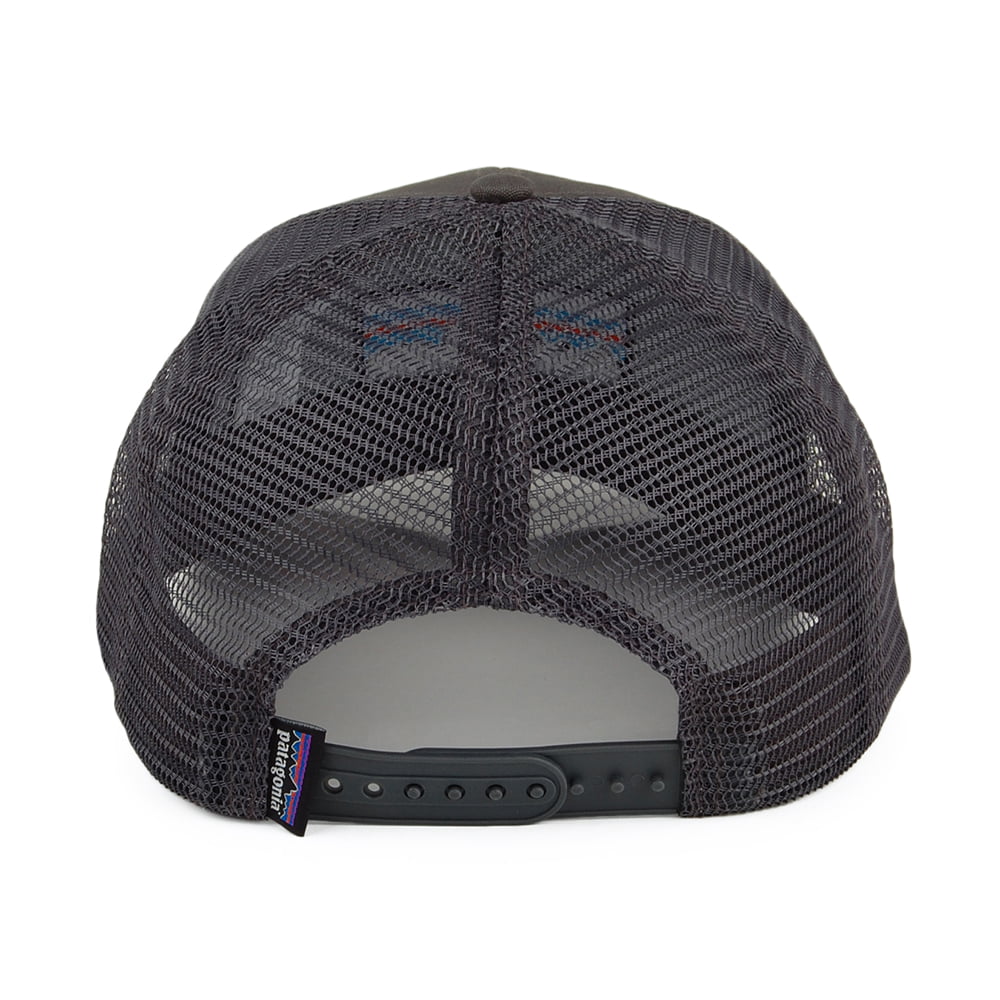 Patagonia P-6 Logo Trucker Cap aus organischer Baumwolle - Grau
