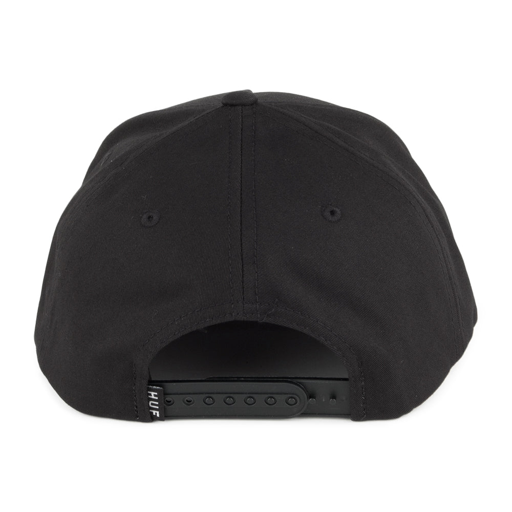 HUF Box Logo Snapback Cap - Schwarz