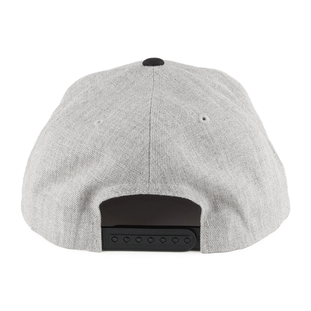 Brixton Wheeler Snapback Cap - Grau-Schwarz