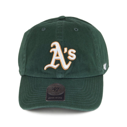 47 Brand Oakland Athletics Clean Up Baseball Cap - Dunkelgrün