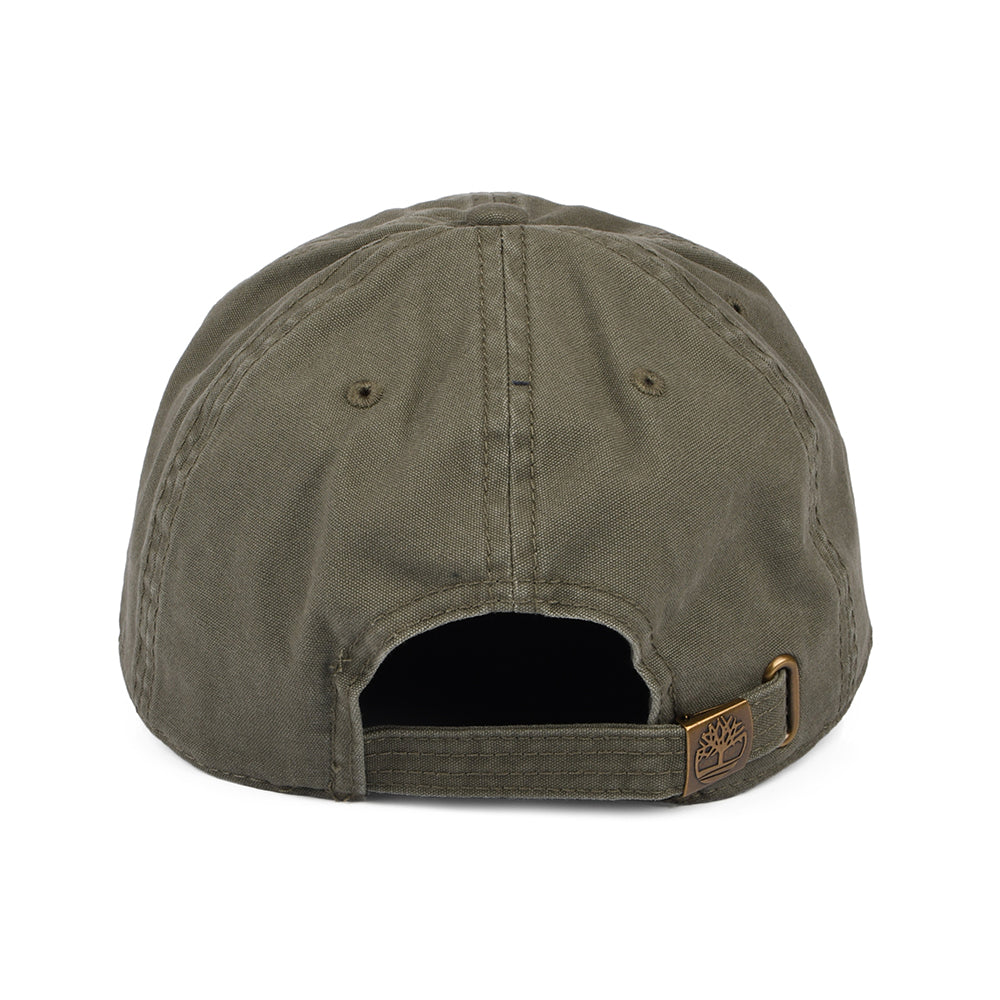 Timberland Soundview Baseball Cap aus Baumwoll-Canvas - Olivgrün