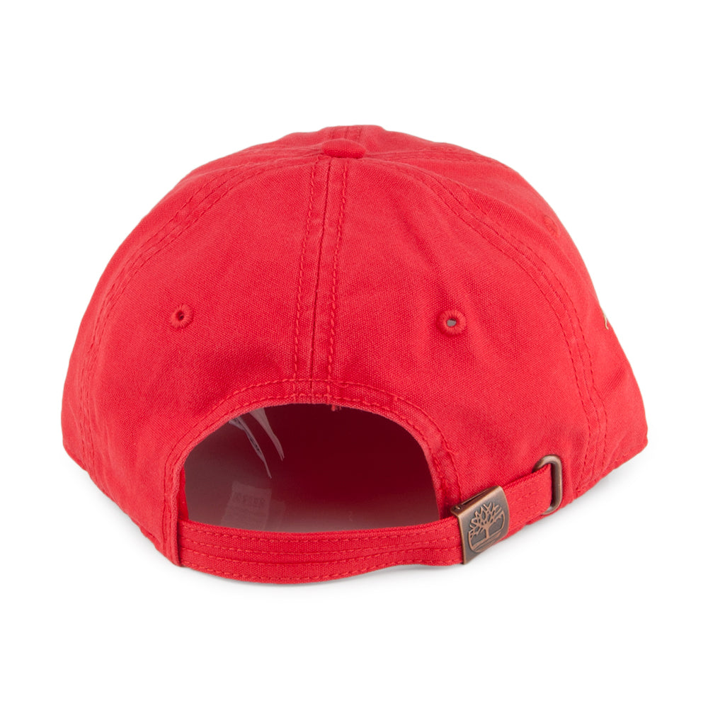 Timberland Soundview Baseball Cap aus Baumwoll-Canvas - Rot