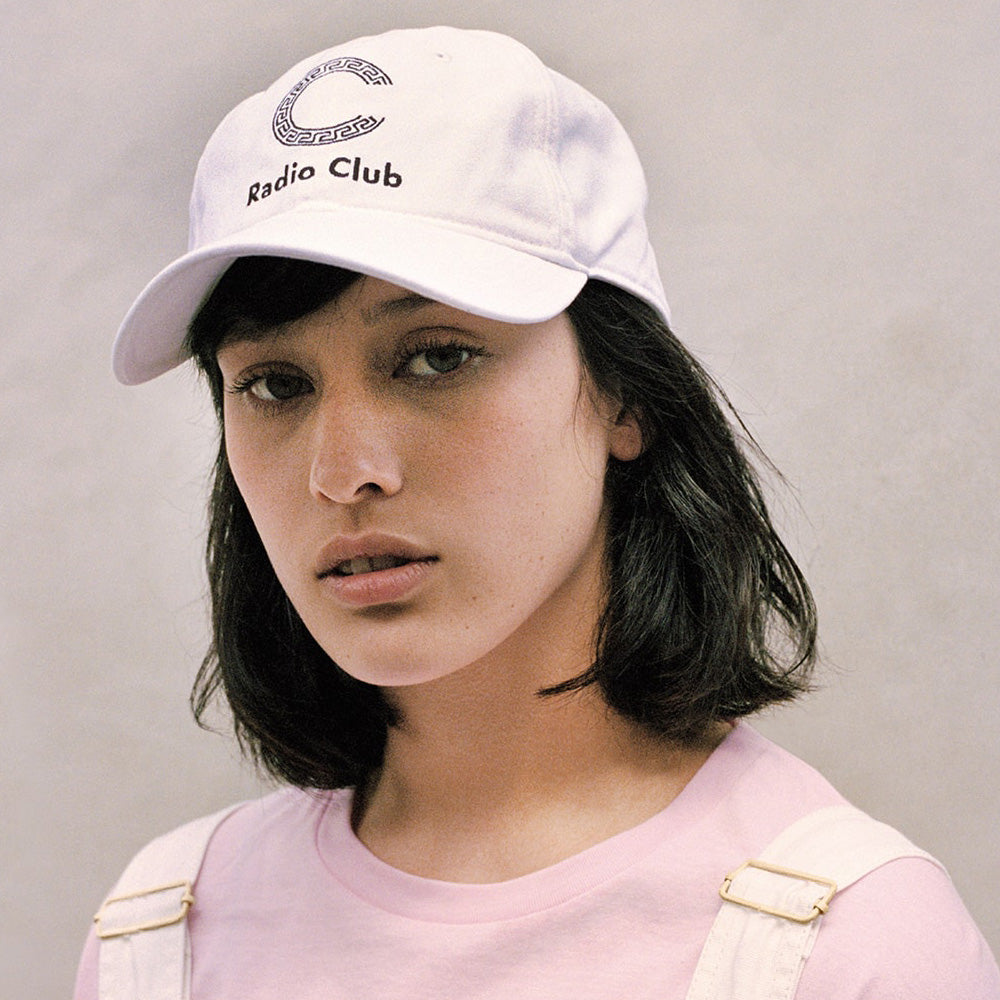 Carhartt WIP Radio Club Logo Baseball Cap - Hellrosa