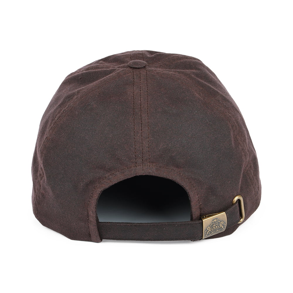 Failsworth Baseball Cap aus British Waxed Cotton - Braun