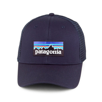 Patagonia P-6 Logo Trucker Cap aus organischer Baumwolle - Marineblau