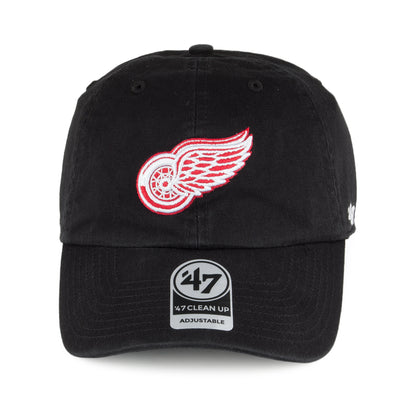 47 Brand Detroit Red Wings Baseball Cap - Clean Up - Schwarz