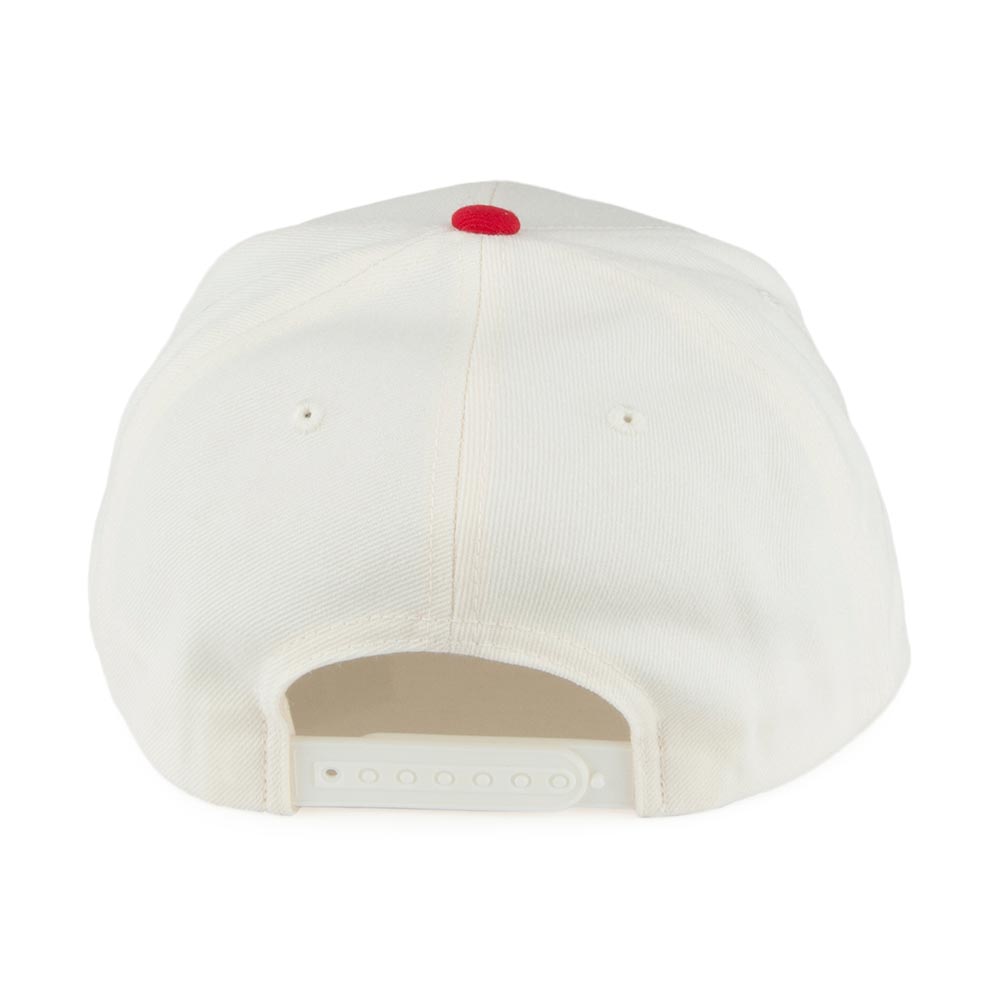 Brixton Oath III Snapback Cap - Weiß-Rot