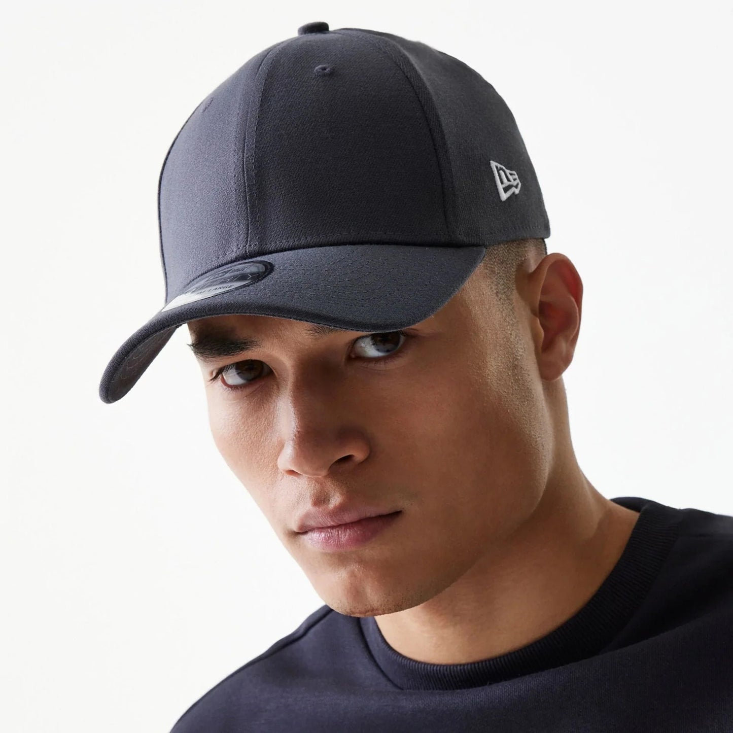 New Era 39THIRTY Blank Baseball Cap - Flag Collection - Anthrazit