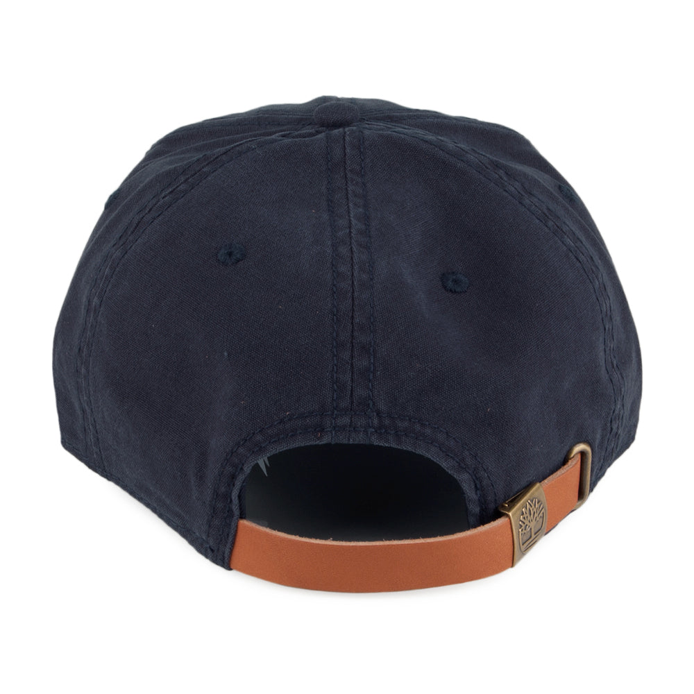 Timberland Bestickte Baseball Cap - Marineblau mit gleichfarbigem Logo