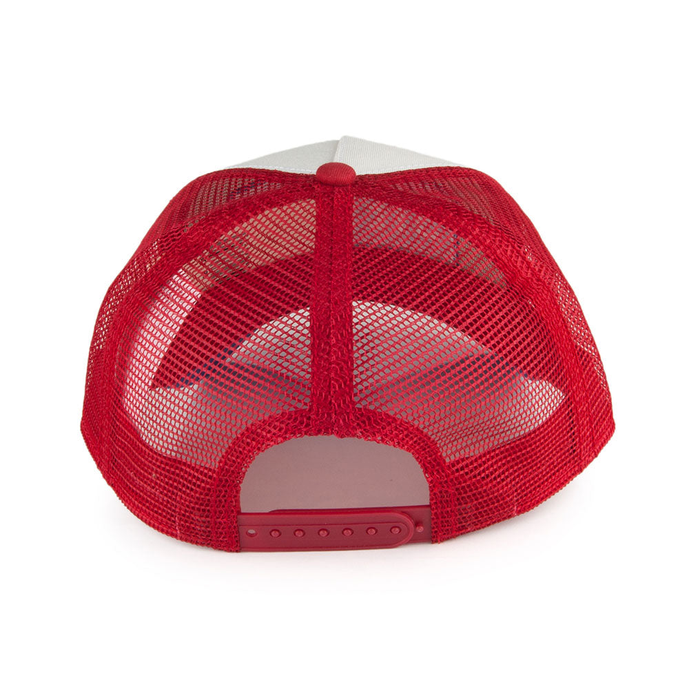 Stetson Gasoline Trucker Cap - Rot-Blau