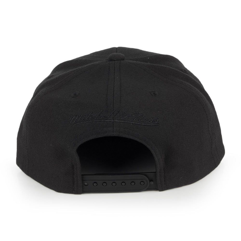 Mitchell & Ness Box Logo Snapback Cap - Schwarz
