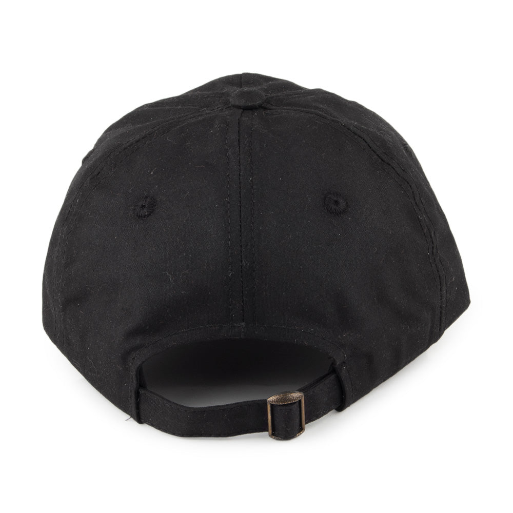 Dorfman Pacific Unstrukturierte Wachstuch Baseball Cap - Schwarz