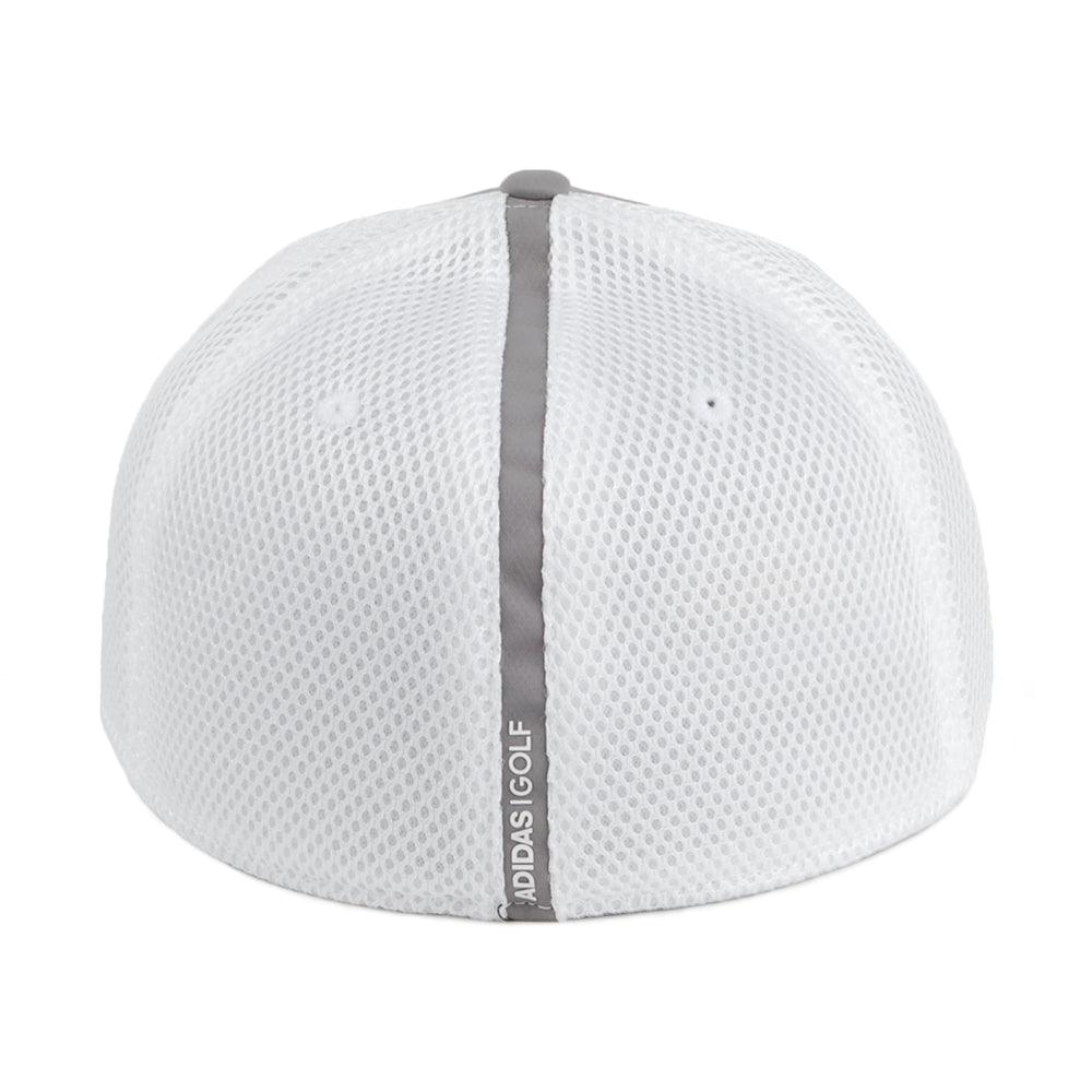 Adidas A Stretch Tour Baseball Cap - Grau-Weiß