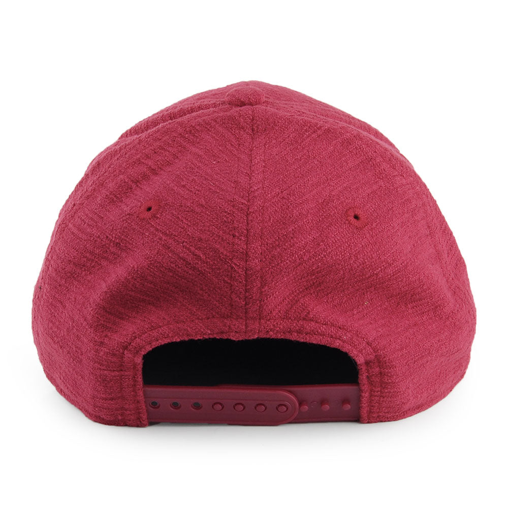 New Era 9FORTY Snapback Cap - NE Slub - Weinrot