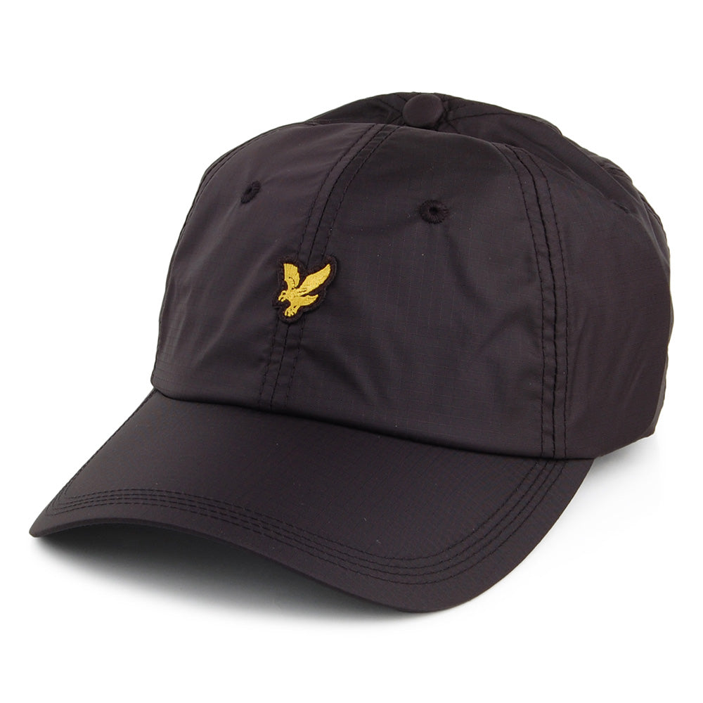 Lyle & Scott Men's Tonal Eagle Baseball Cap in Jet Black Lyle & Scott Men's Tonal Eagle Baseball Cap in Jet Black