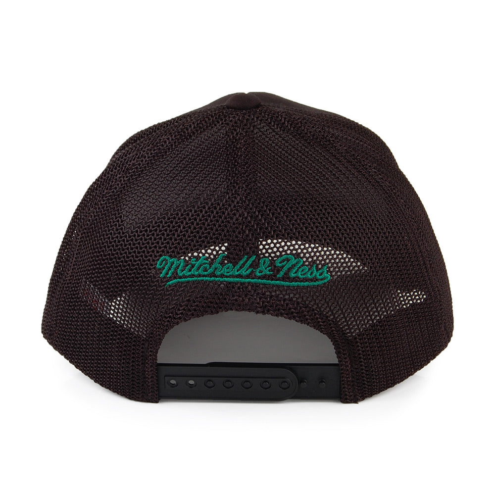 Mitchell & Ness Boston Celtics Trucker Cap - Vintage Jersey - Schwarz