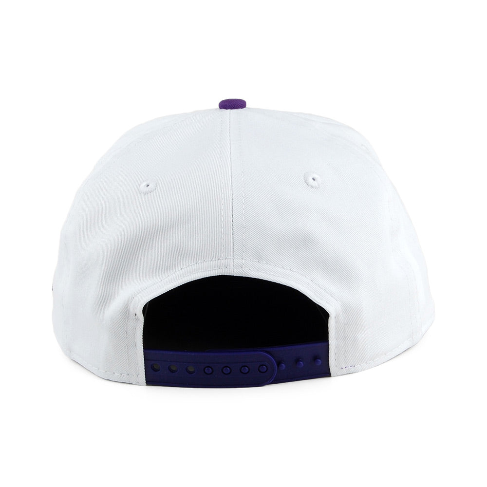 New Era 9FIFTY L.A. Lakers Snapback Cap - Retro NBA - Weiß-Lila