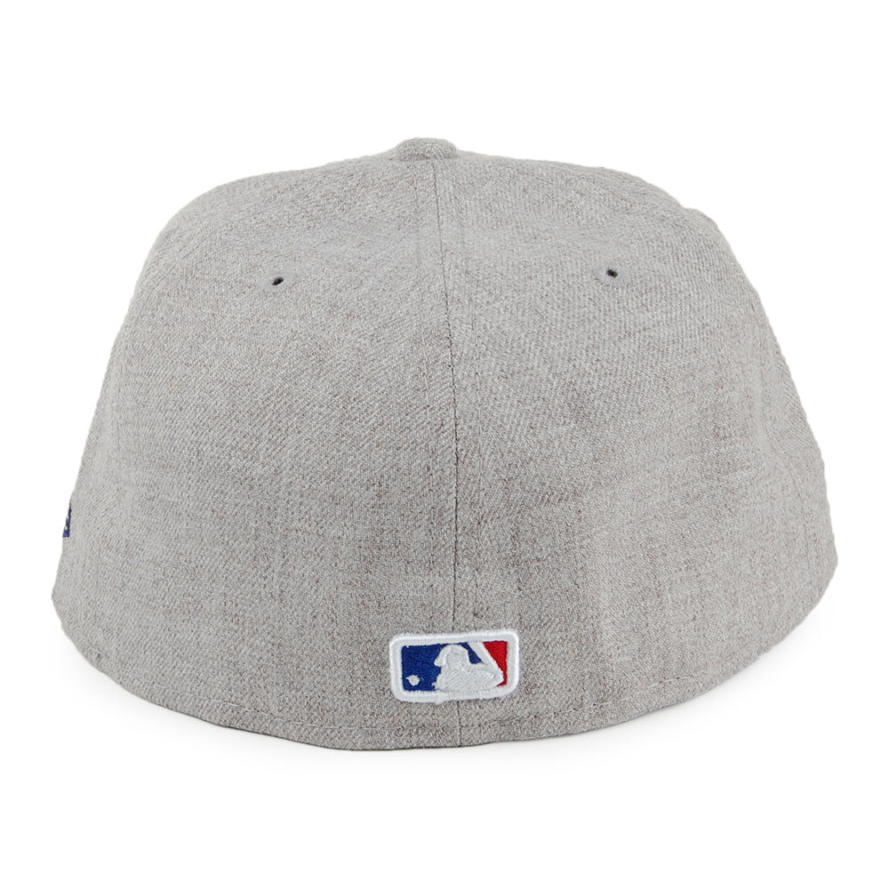 New Era 59FIFTY L.A. Dodgers Baseball Cap - MLB Heather Gray Series - Meliertes Grau