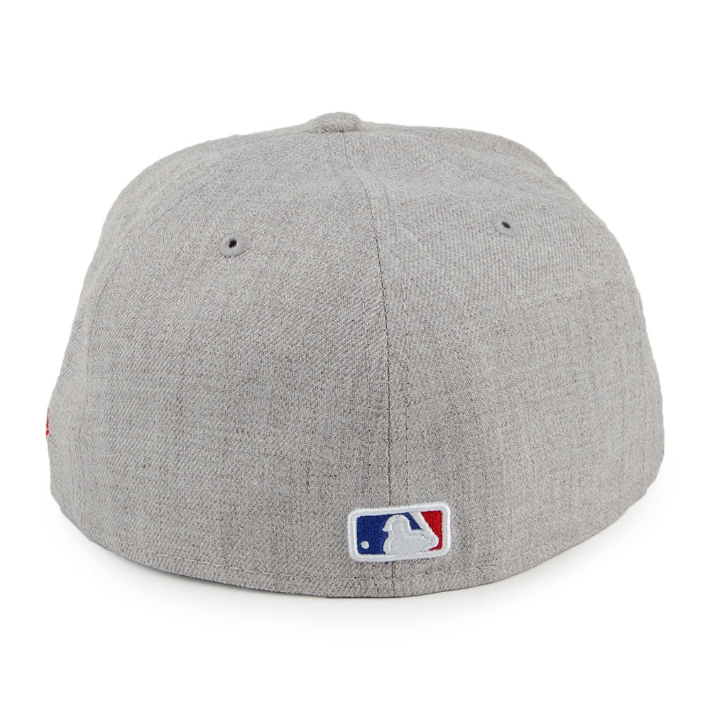 New Era 59FIFTY Boston Red Sox Baseball Cap - MLB Heather Gray Series - Meliertes Grau