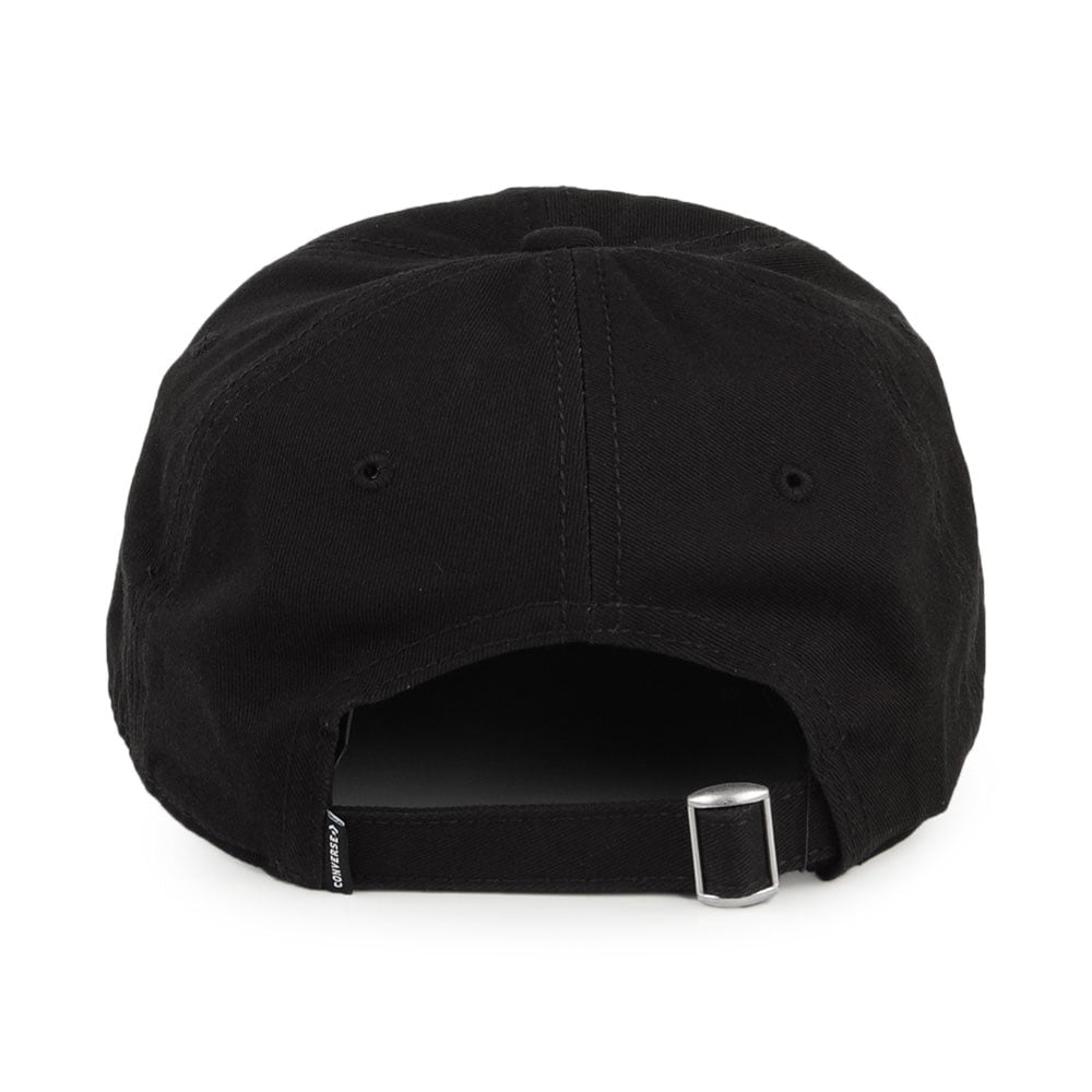 Converse Lock Up Baseball Cap aus Baumwolle - Schwarz