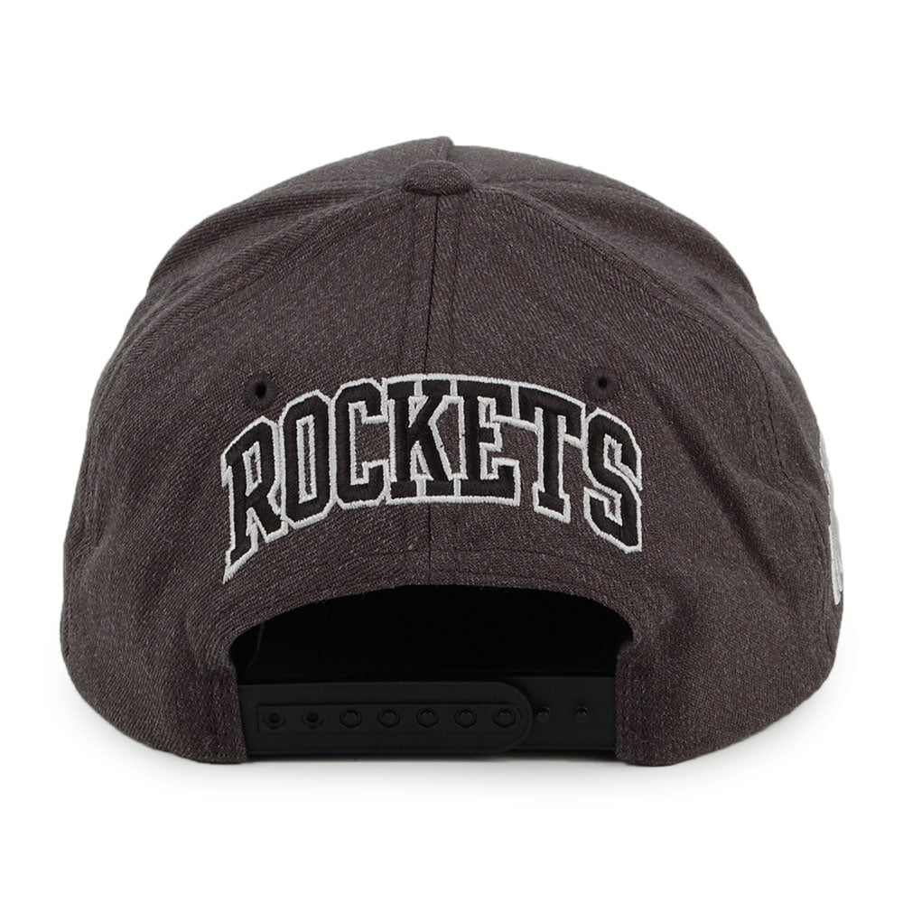 Mitchell & Ness Houston Rockets Snapback Cap NBA Charcoal Eazy - Anthrazit