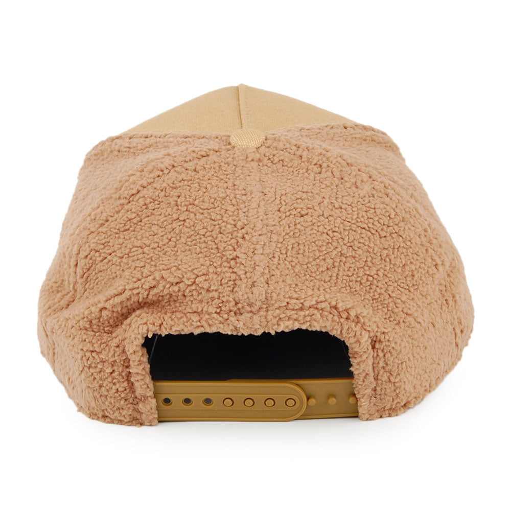 New Era L.A. Dodgers Trucker Cap - MLB Sherpa - Hellbraun