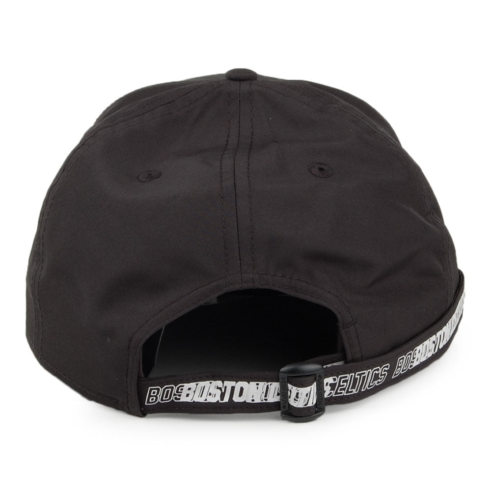 New Era 9FIFTY Boston Celtics Strapback Cap - NBA Monotape - Schwarz-Weiß