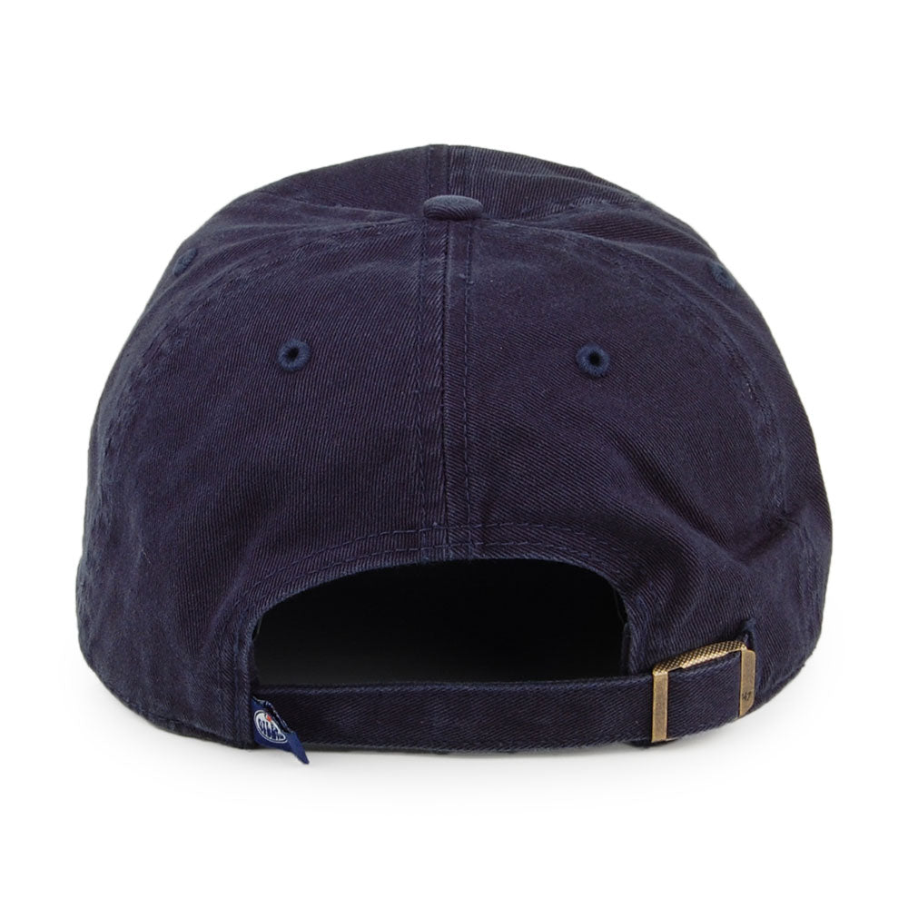 47 Brand Edmonton Oilers Baseball Cap - NHL Clean Up - Marineblau