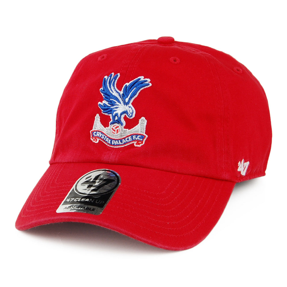 47 Brand Crystal Palace F.C. Baseball Cap - Clean Up - Rot