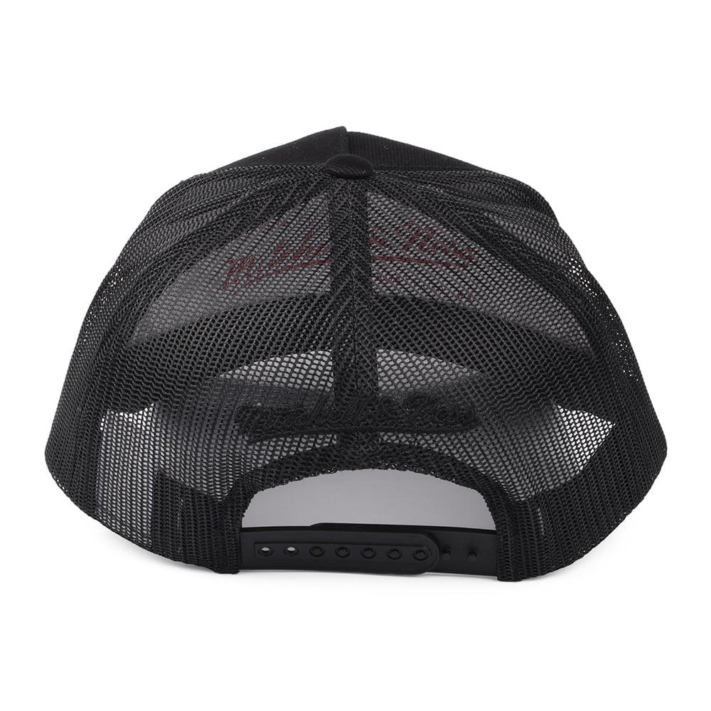 Mitchell & Ness Branded Box Logo Classic Trucker Cap - Schwarz