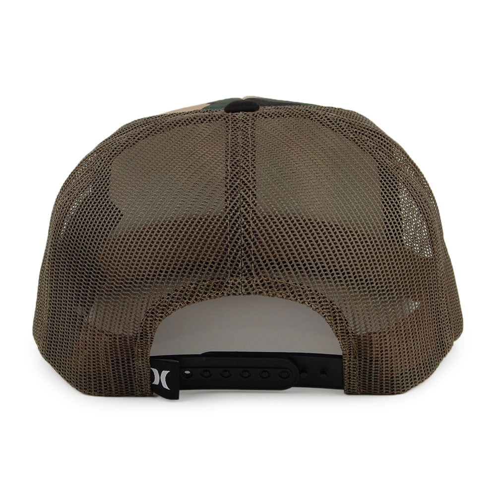 Hurley Printed Square Trucker Cap - Tarnfarben
