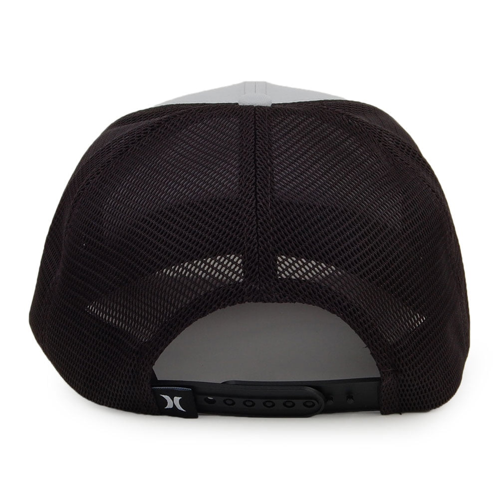Hurley League II Flexfit Trucker Cap - Grau-Schwarz