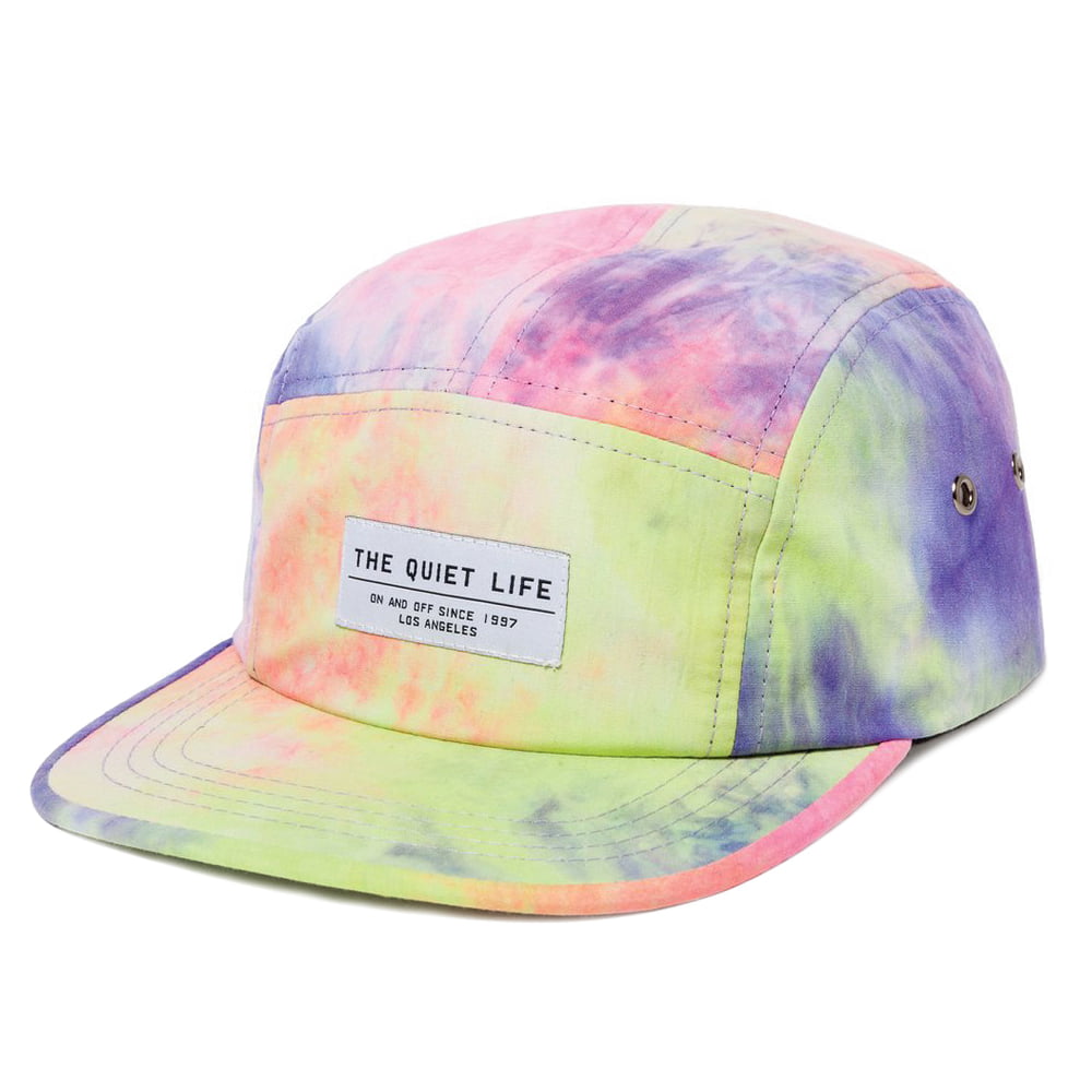 The Quiet Life Neon 5 Paneelen Cap Tie Dye - Mehrfarbig
