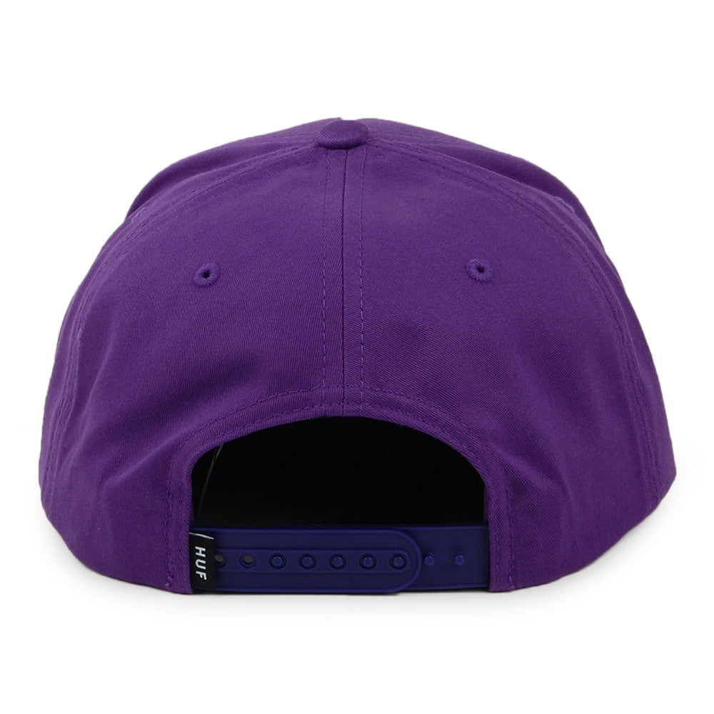 HUF Box Logo Snapback Cap - Lila