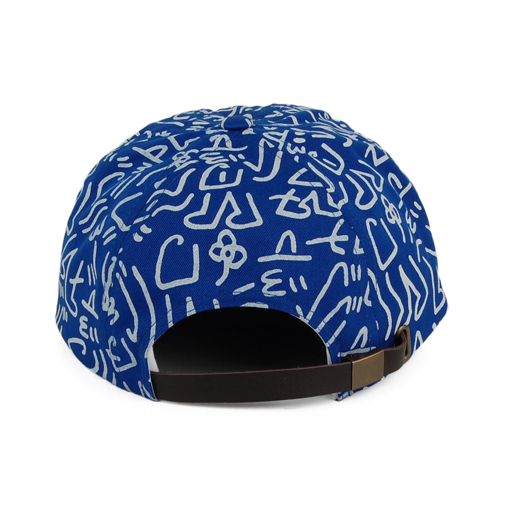 Brixton B-Shield III Lucas Beaufort Strapback Cap - Blau-Weiß