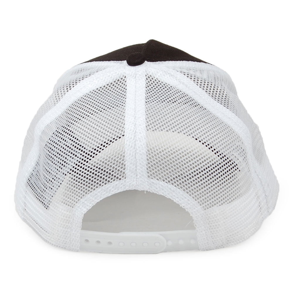 New Era A-Frame Trucker Cap - Borough Queens - Schwarz