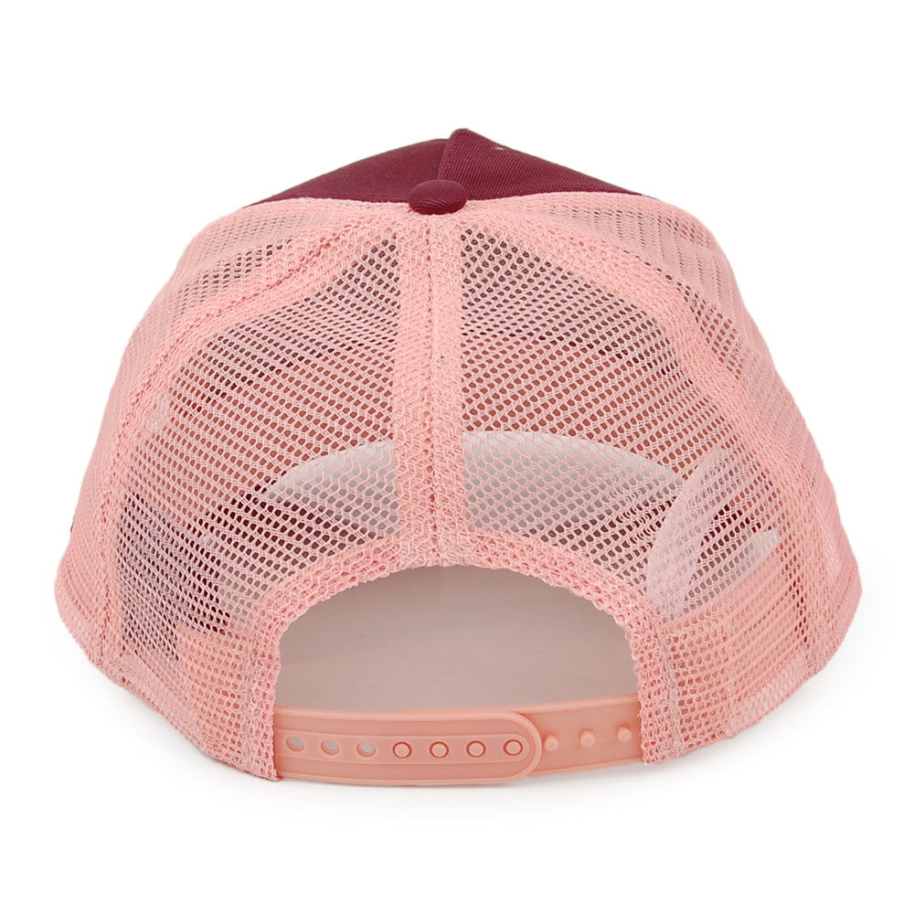 New Era A-Frame Trucker Cap - Borough The Bronx - Burgunderrot