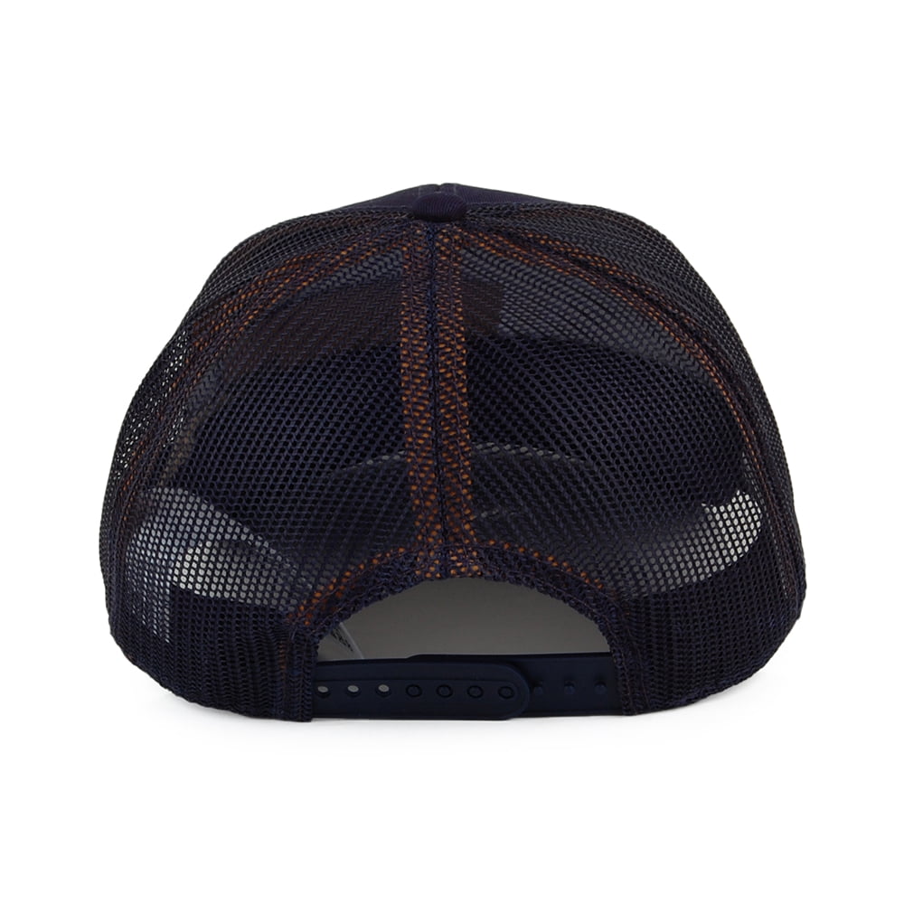 Timberland Printed Logo Patch Trucker Cap - Marineblau
