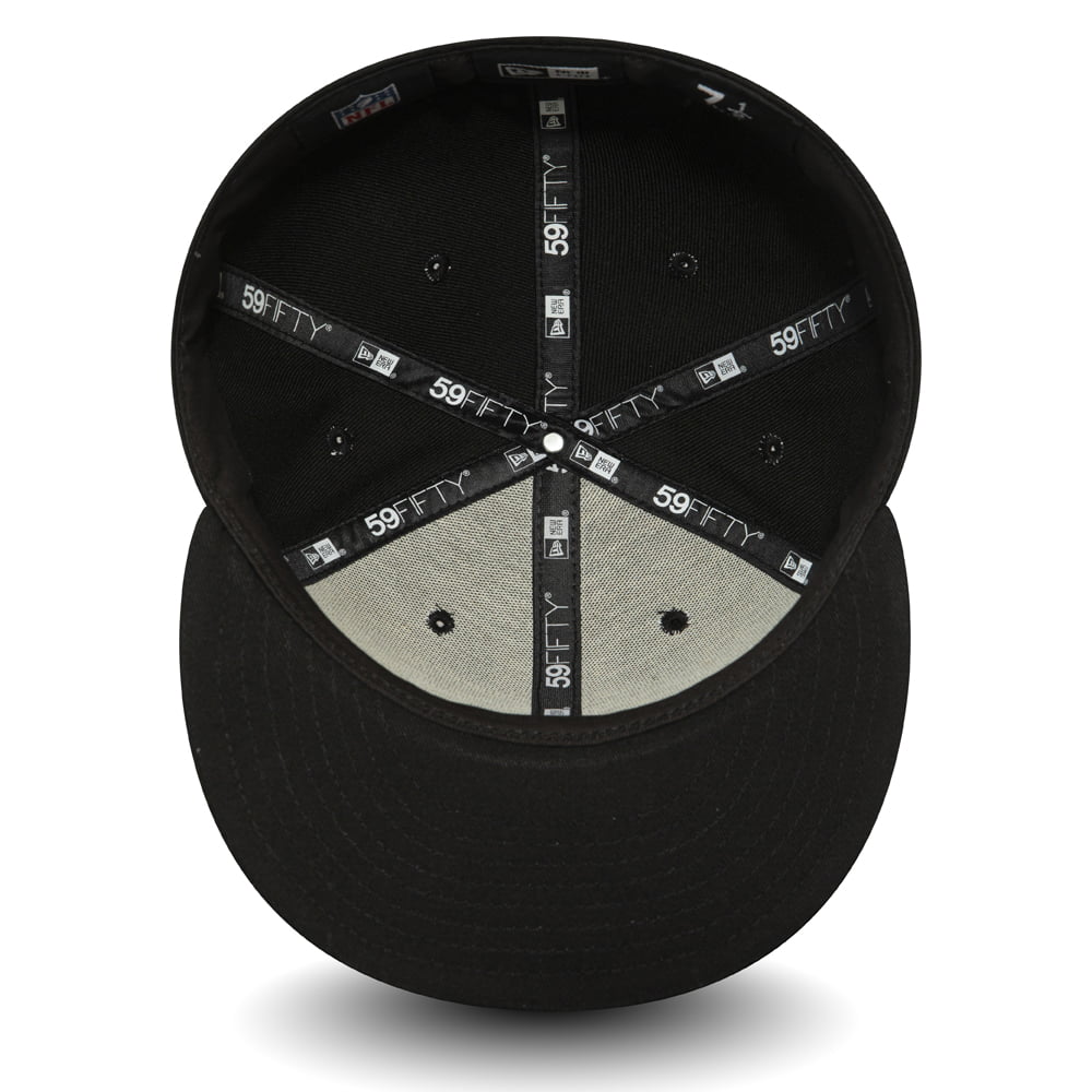 New Era 59FIFTY Carolina Panthers Baseball Cap - NFL Team Tonal Shadow Logo - Schwarz