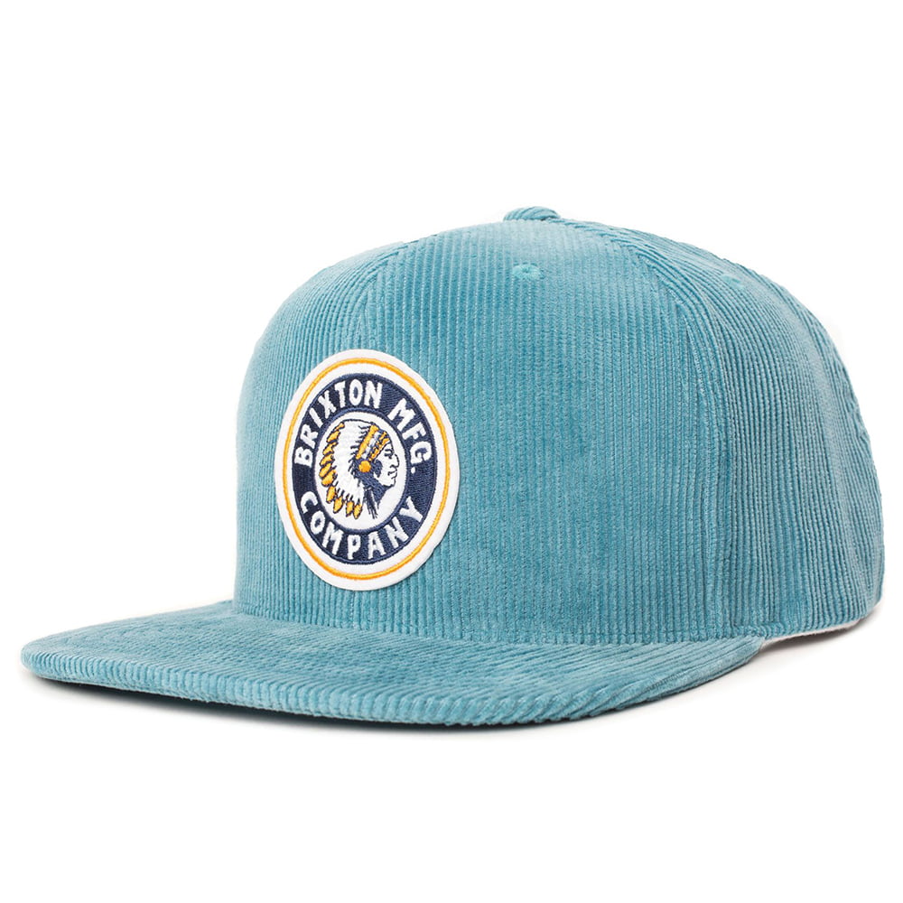 Brixton Rival Kord Snapback Cap - Aquamarinblau